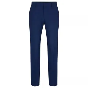   Boss  Elegante Hose mit Serge-Webstruktur Blau