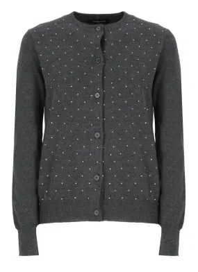   Fabiana Filippi  Grey Virgin Wool Cardigan Grey  Strickjacke 